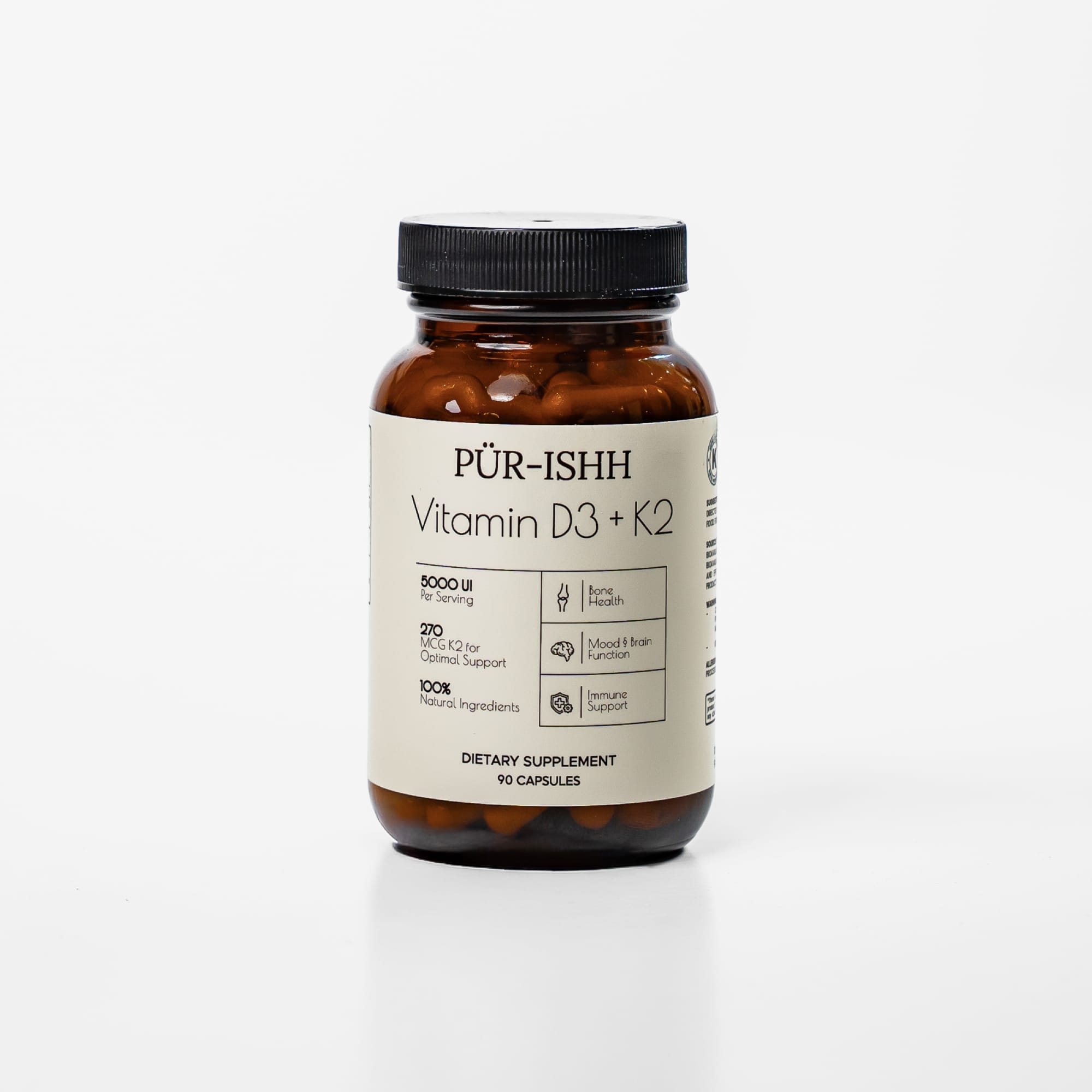 Vitamin D3 & K2 Purishh