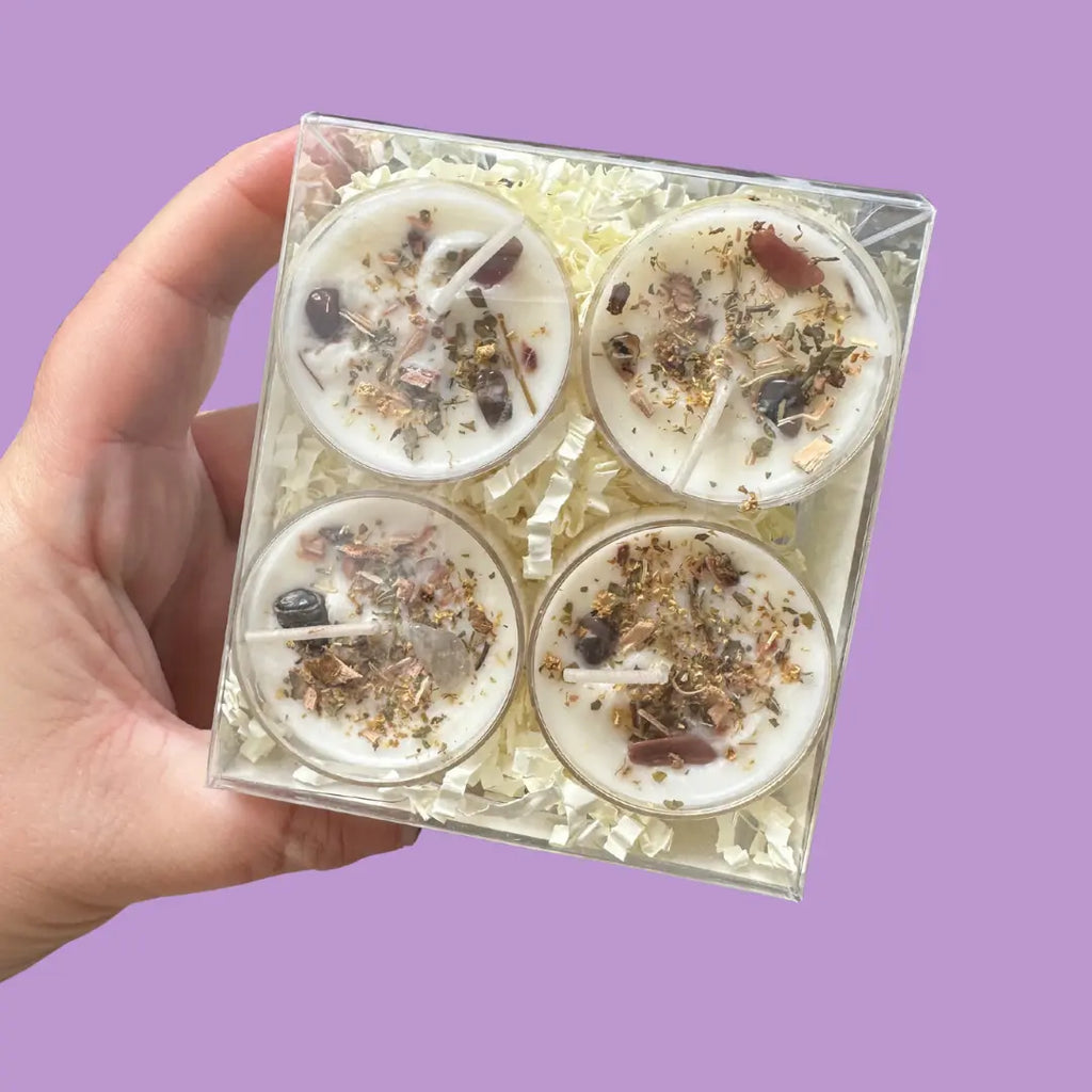 Gaia Goddess Tealight Candle Set Mystic Soul Ritual Shop