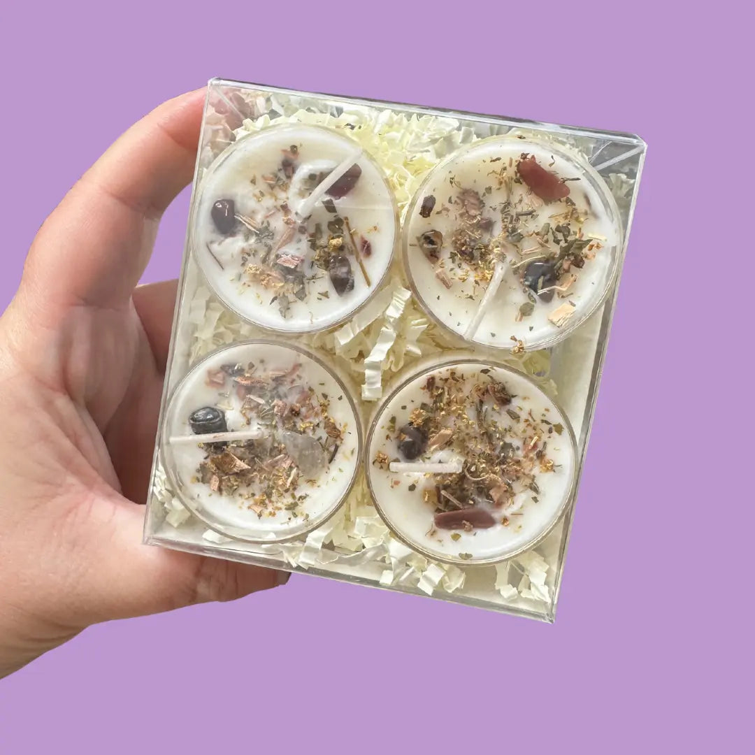 Gaia Goddess Tealight Candle Set Mystic Soul Ritual Shop