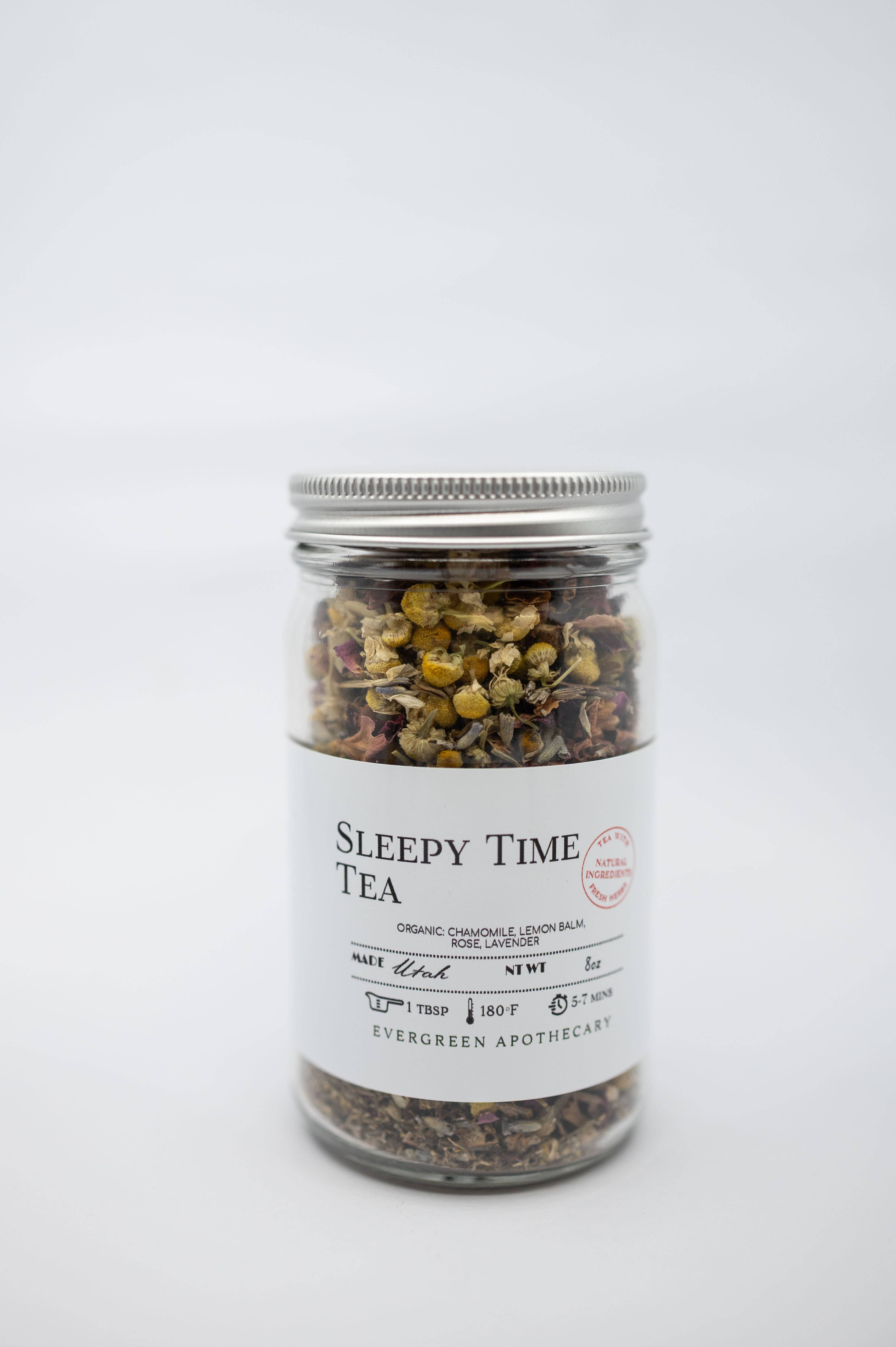 Sleepy Time Tea, Loose Tea, 8oz Evergreen Apothecary