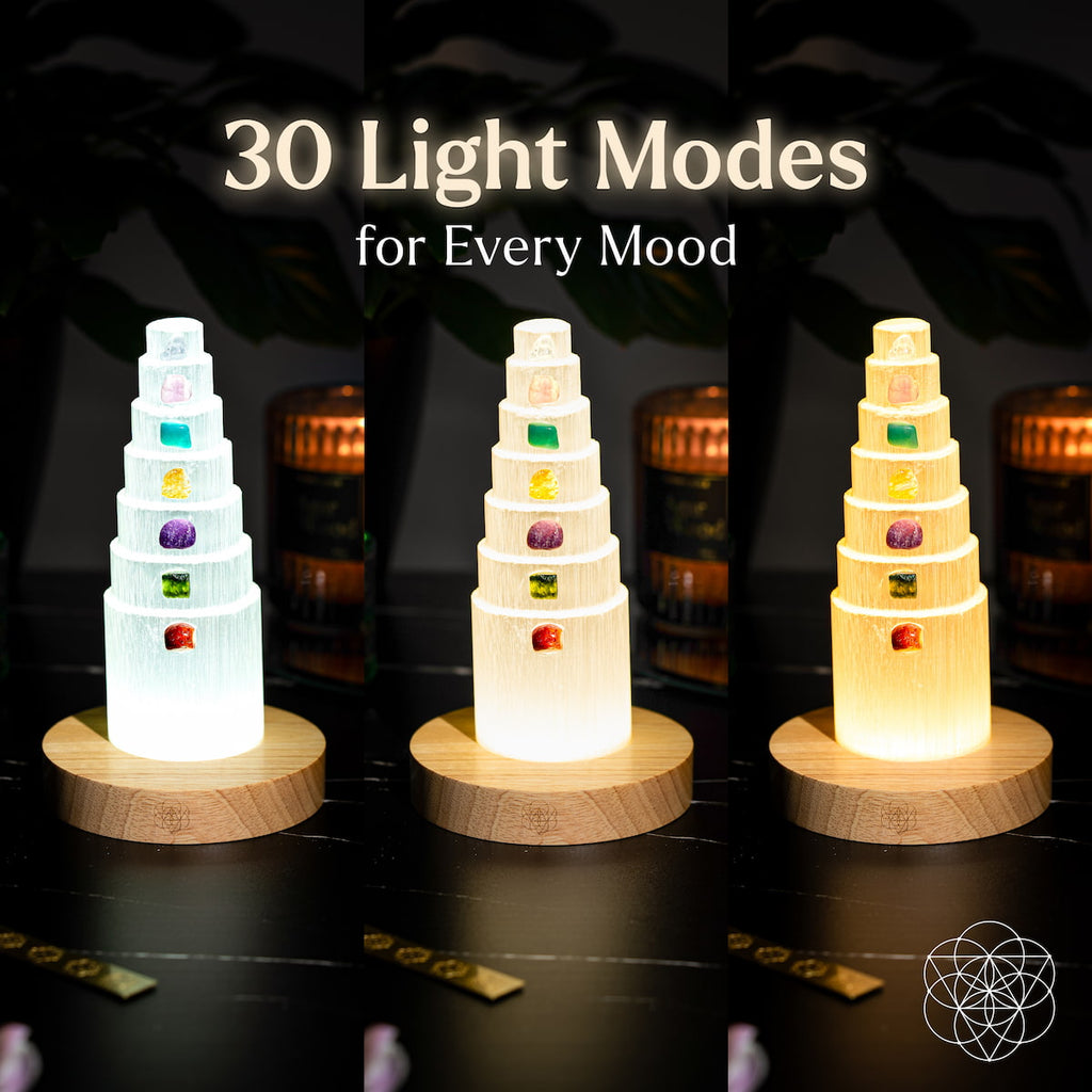 The Stress Shield Lamp - 7 Stones of Healing Conscious Items