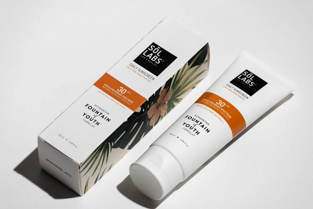 SOL LABS® Natural Mineral SPF 30 Daily Sunscreen Lotion - Broad Spectrum UVA/UVB Protection & Hydrating Formula SOL LABS