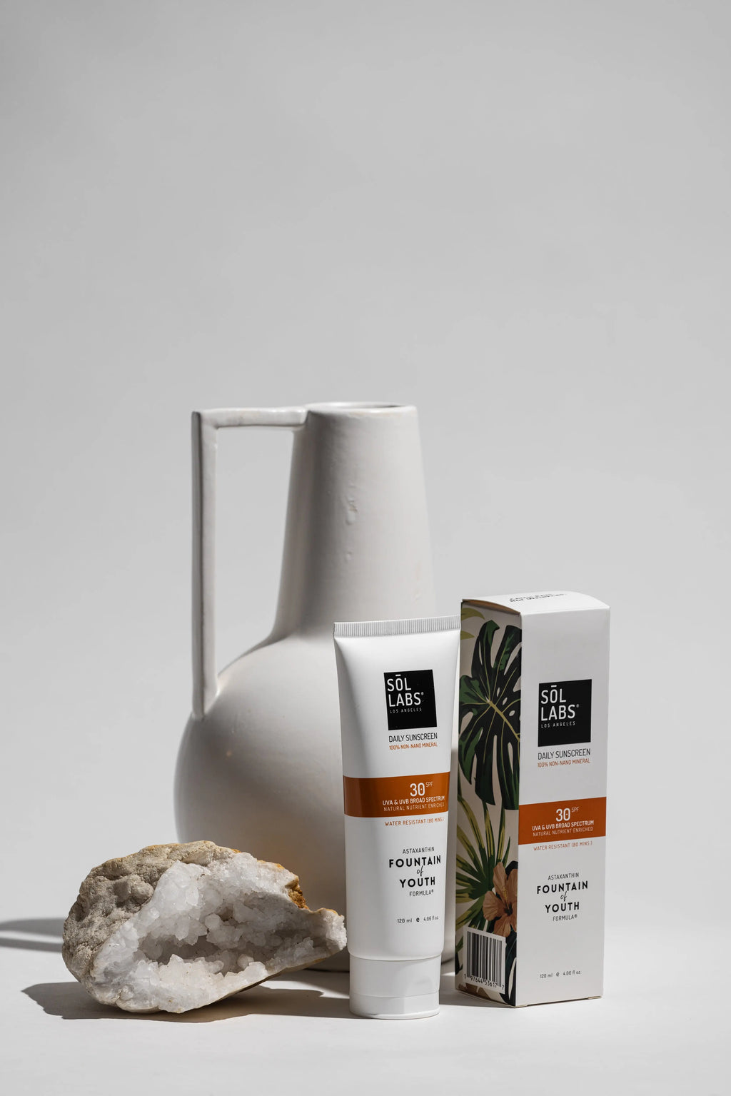 SOL LABS® Natural Mineral SPF 30 Daily Sunscreen Lotion - Broad Spectrum UVA/UVB Protection & Hydrating Formula SOL LABS