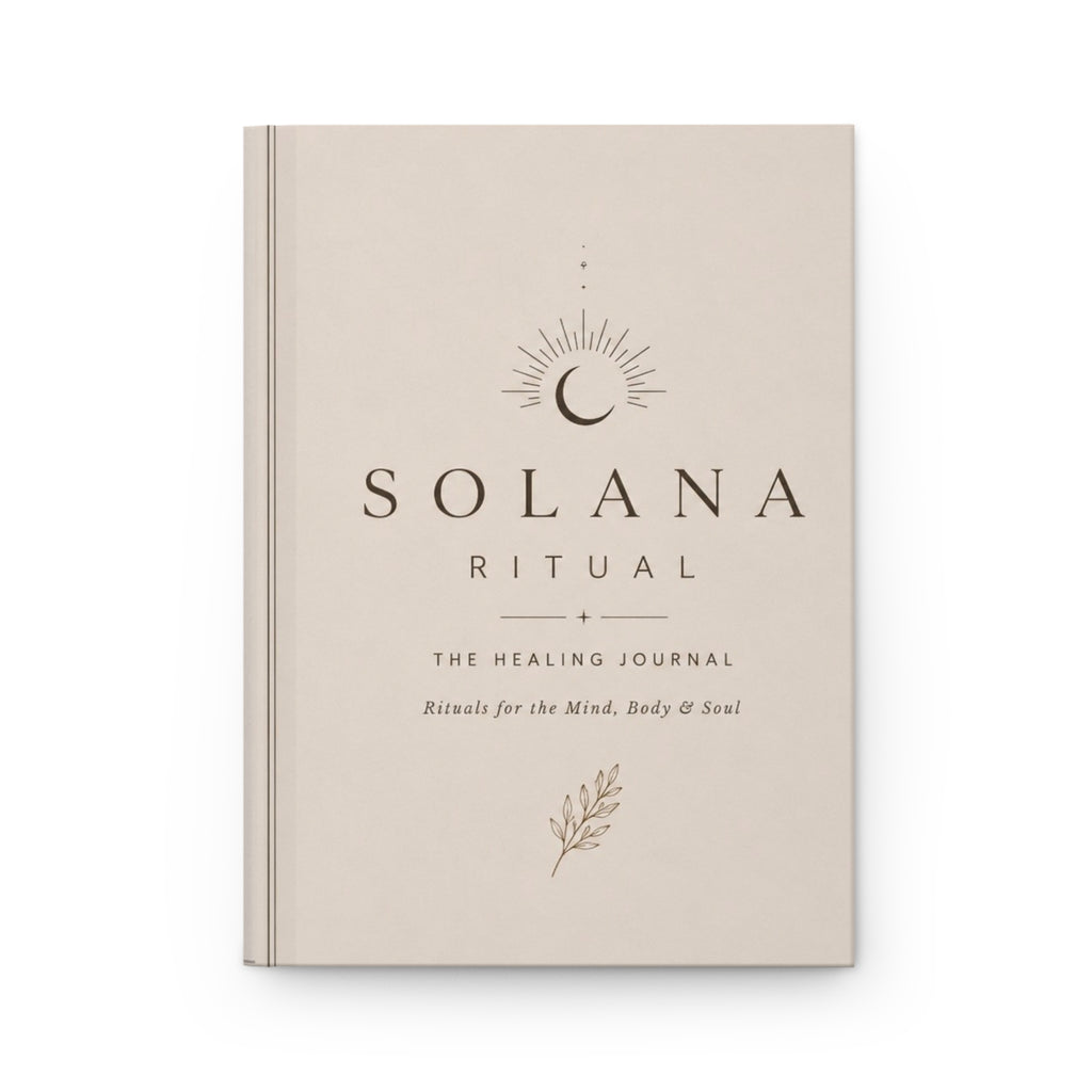 Hardcover Journal — "A Sacred Space for Your Journey" Guided Wellness Notebook