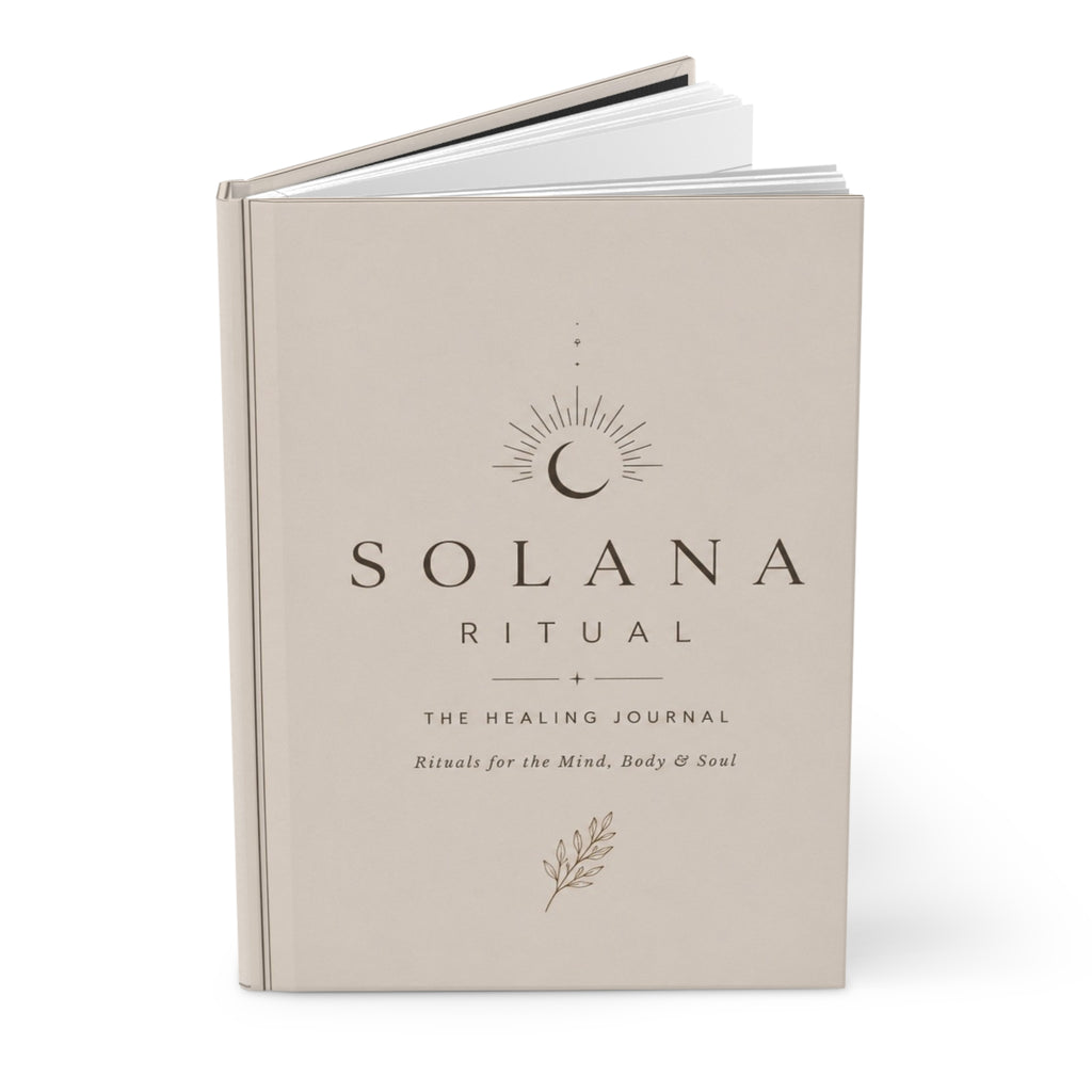 Hardcover Journal — "A Sacred Space for Your Journey" Guided Wellness Notebook