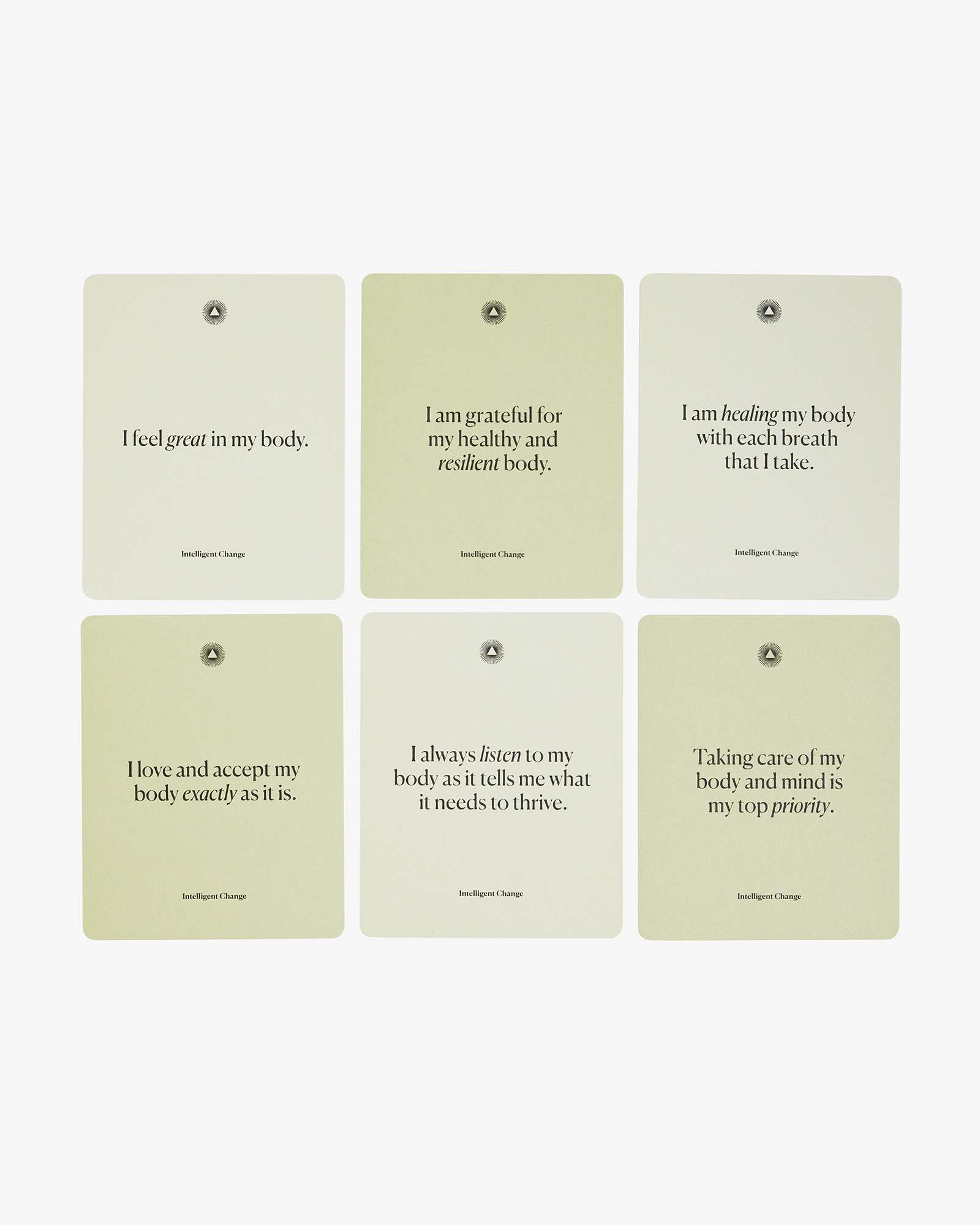 Mindful Affirmations for Health & Wellbeing Intelligent Change