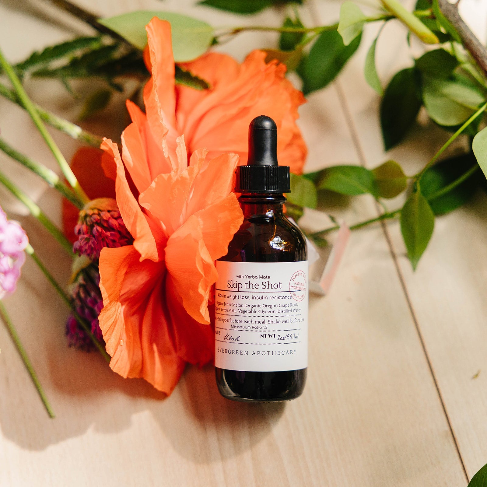 Skip The Shot with Yerba Mate, Tincture Evergreen Apothecary