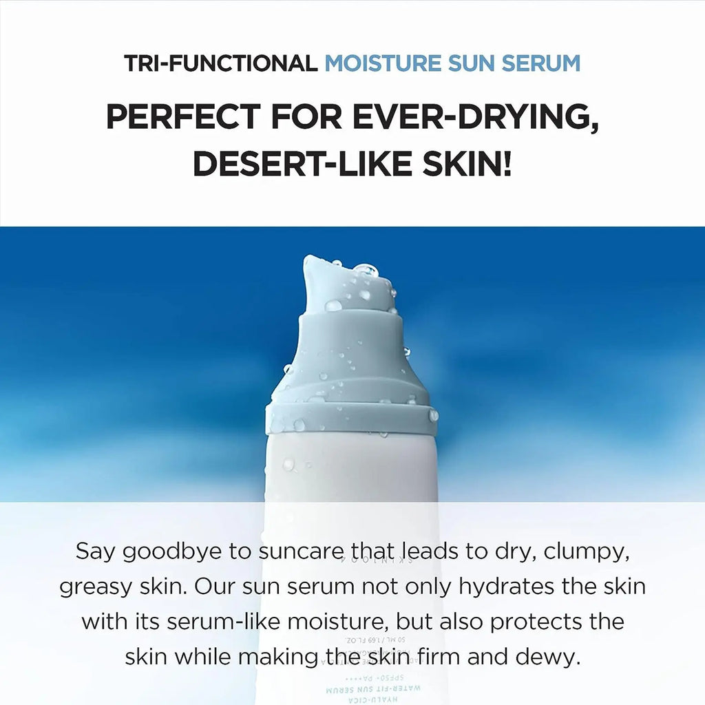 SKIN1004 Madagascar Centella Hyalu-Cica Water-Fit Sun Serum SPF50+ PA++++ (2-Pack) AsiaBeautyMall