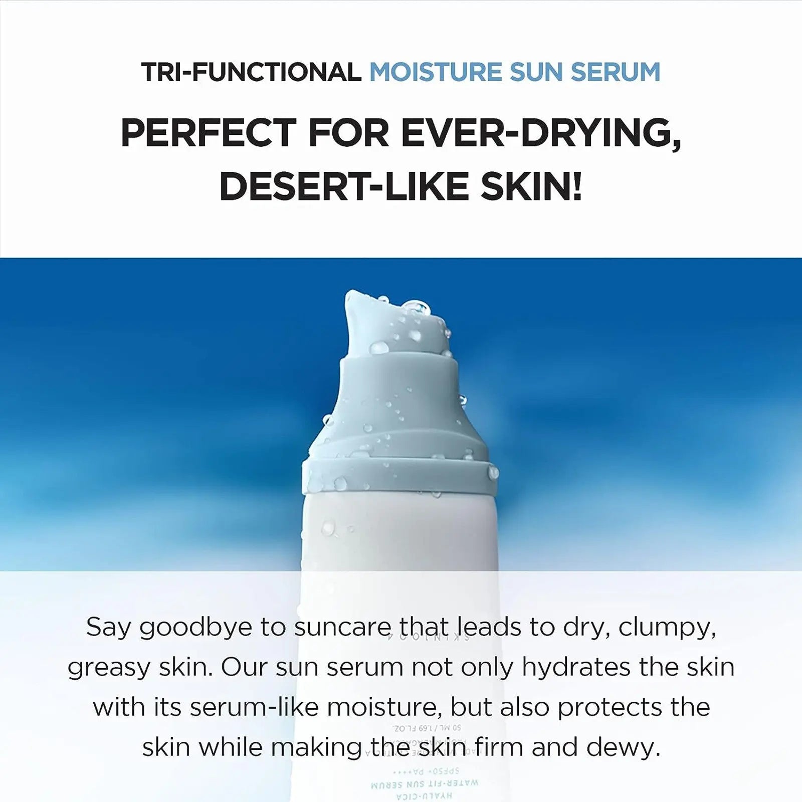 SKIN1004 Madagascar Centella Hyalu-Cica Water-Fit Sun Serum SPF50+ PA++++ (2-Pack) AsiaBeautyMall