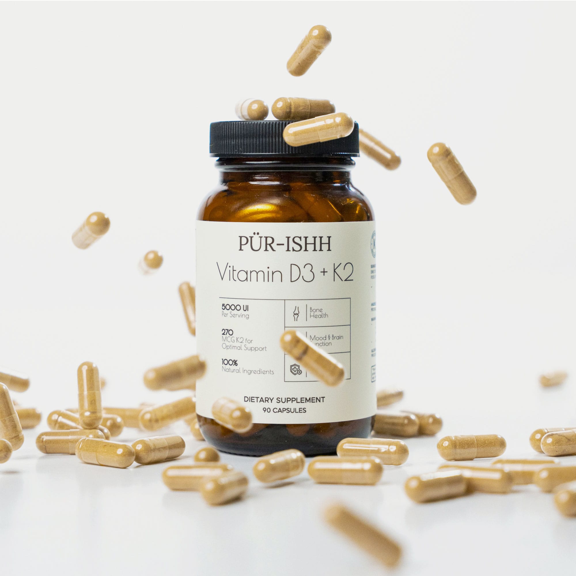 Vitamin D3 & K2 Purishh
