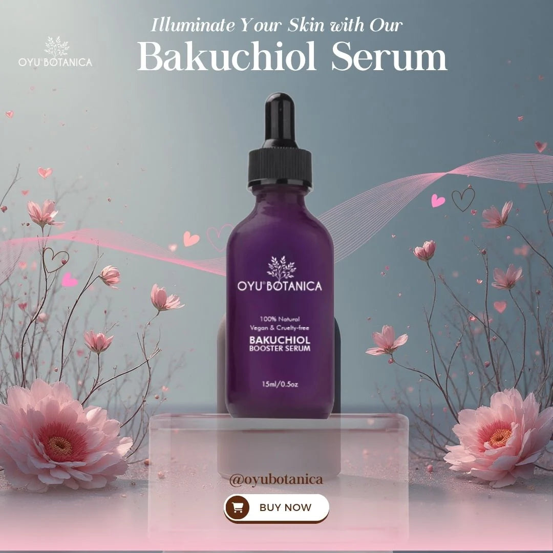 OYU Botanica Bakuchiol Booster Serum – Plant-Based Retinol Alternative for Radiant, Youthful Skin Wearing Conscious
