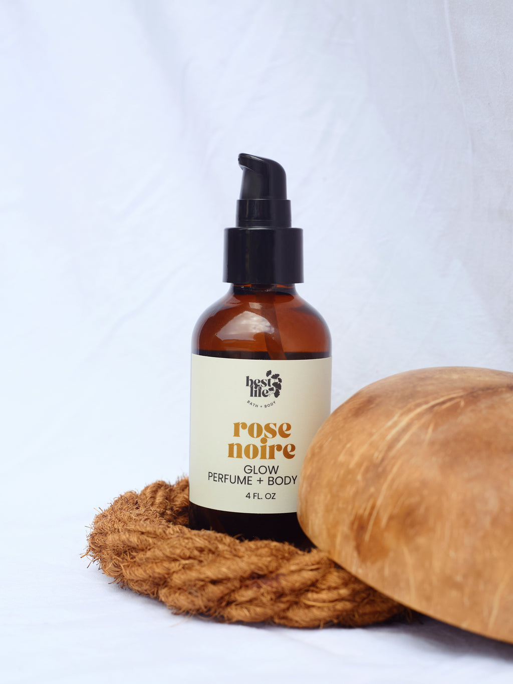 Rose Noir Perfume + Body Oil Best Life Organics