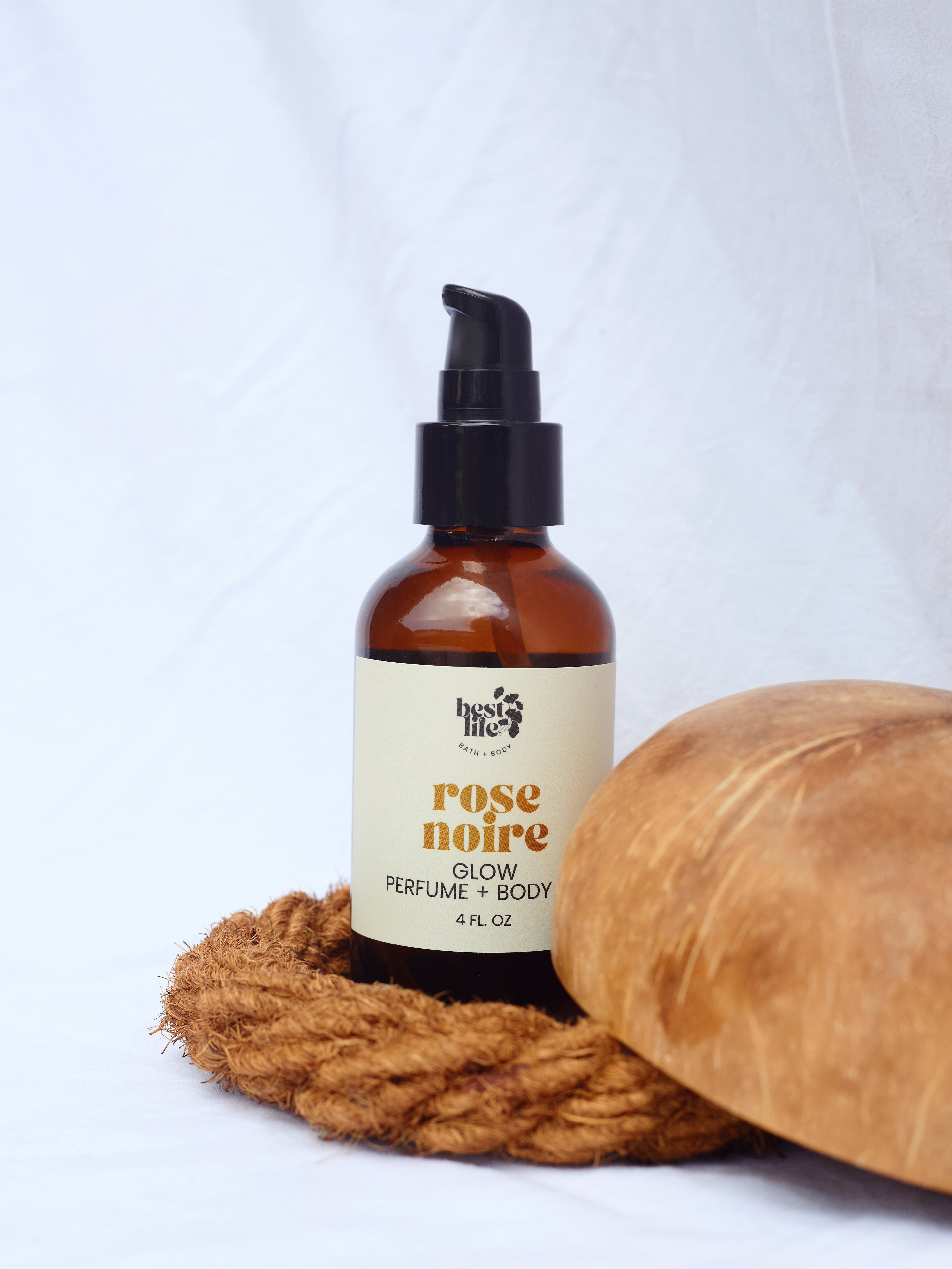 Rose Noir Perfume + Body Oil Best Life Organics
