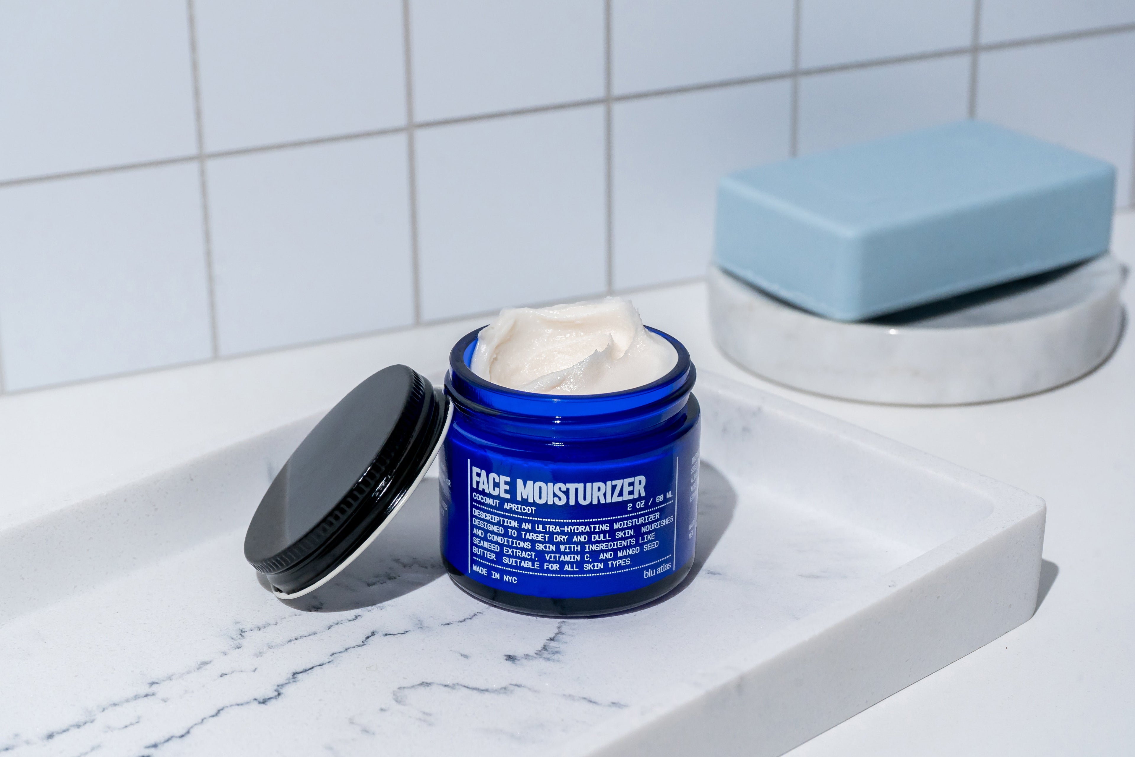 Face Essentials (Cleanser + Moisturizer) Blu Atlas