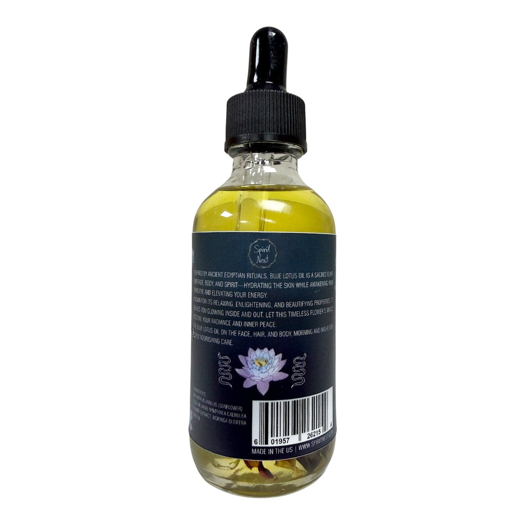 Blue Lotus Ritual Face Oil | Sacred Egyptian Elixir for Glow & Spiritual Awakening 🩵🌿 Spirit Nest