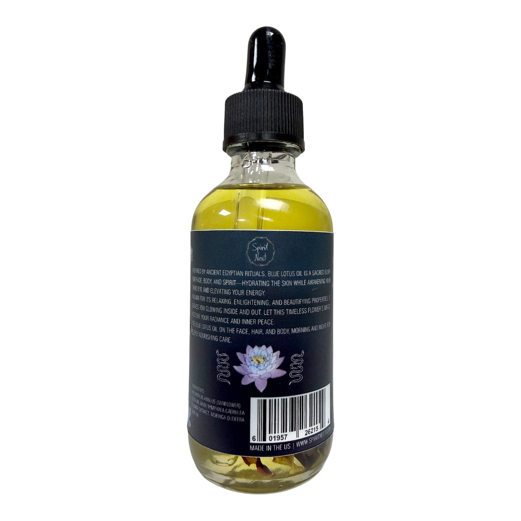 Blue Lotus Ritual Face Oil | Sacred Egyptian Elixir for Glow & Spiritual Awakening 🩵🌿 Spirit Nest
