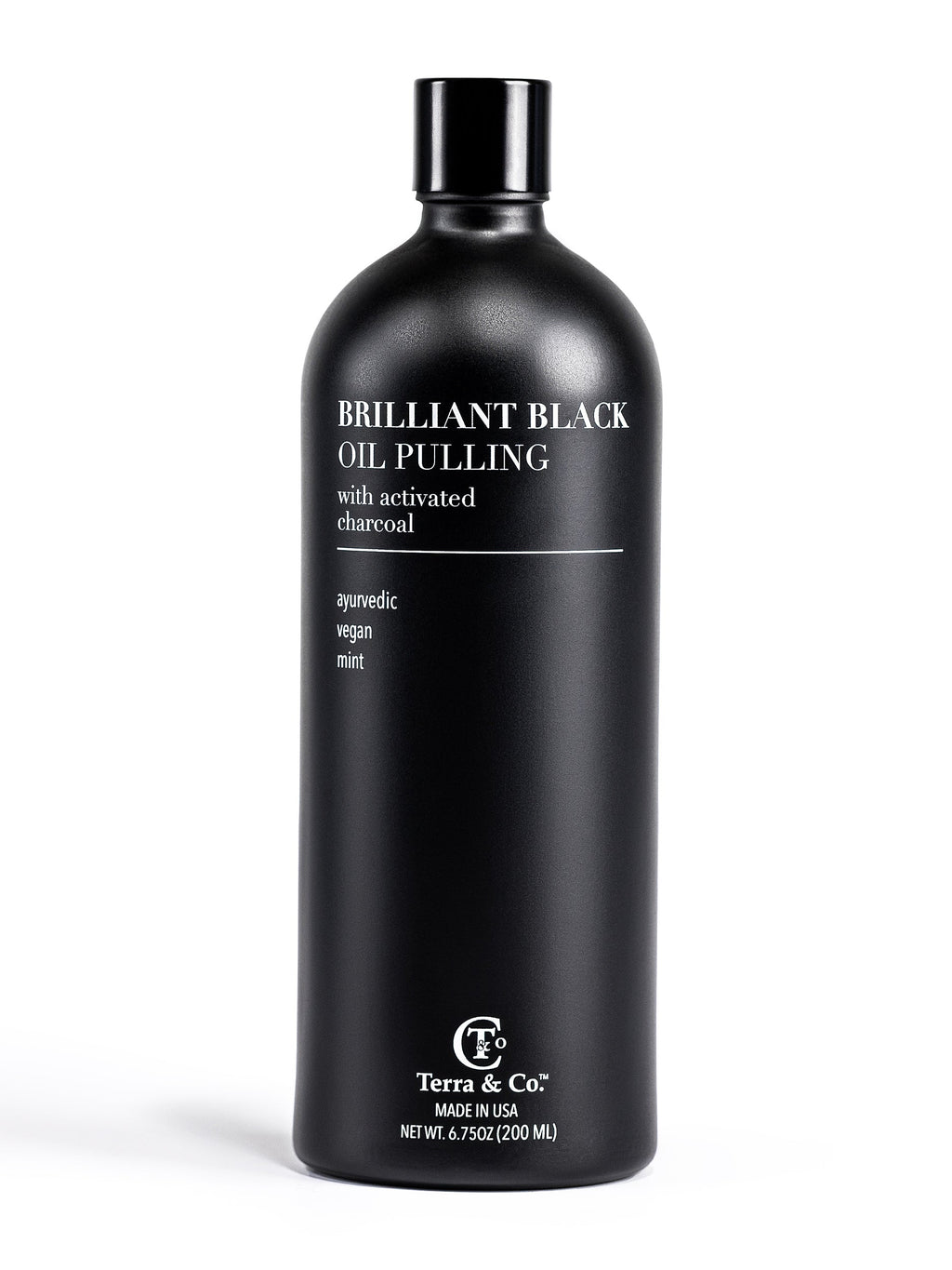 Brilliant Black® Oil Pulling – Ayurvedic Mouthwash for Teeth Whitening, Detox & Gum Health Terra & Co.