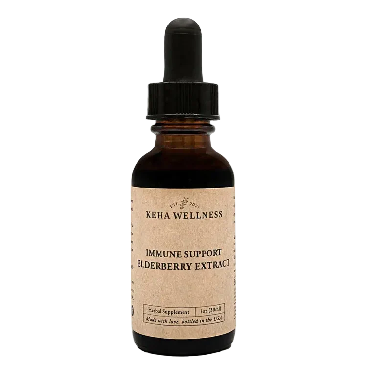 Immune Support — Elderberry Tincture | Organic Herbal Immune Extract Keha Wellness