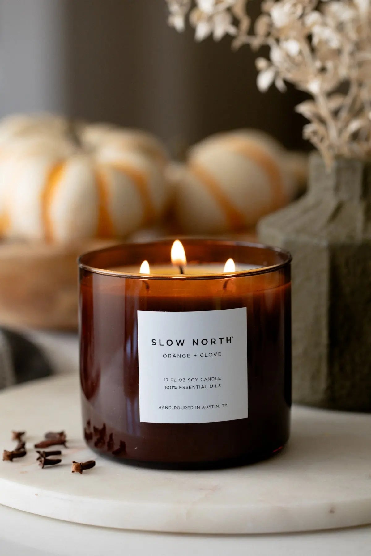 Orange + Clove - Signature 3-Wick Candle Slow North