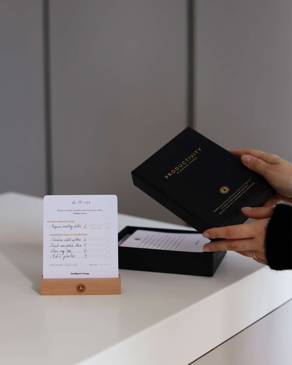 Productivity Planner Cards Intelligent Change