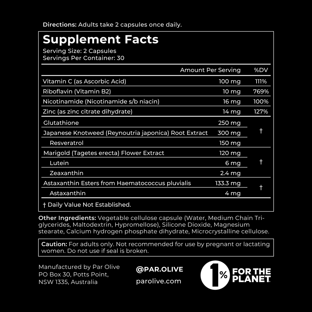 Advanced Skin Multivitamin Par Olive US