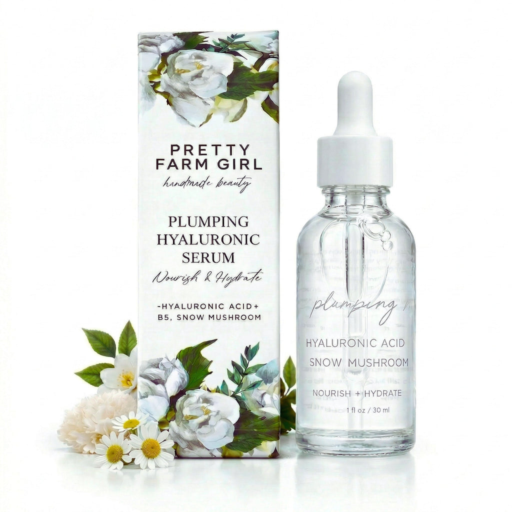 Hyaluronic Plumping Serum with Vitamin B5 + Snow Mushroom Pretty farm girl