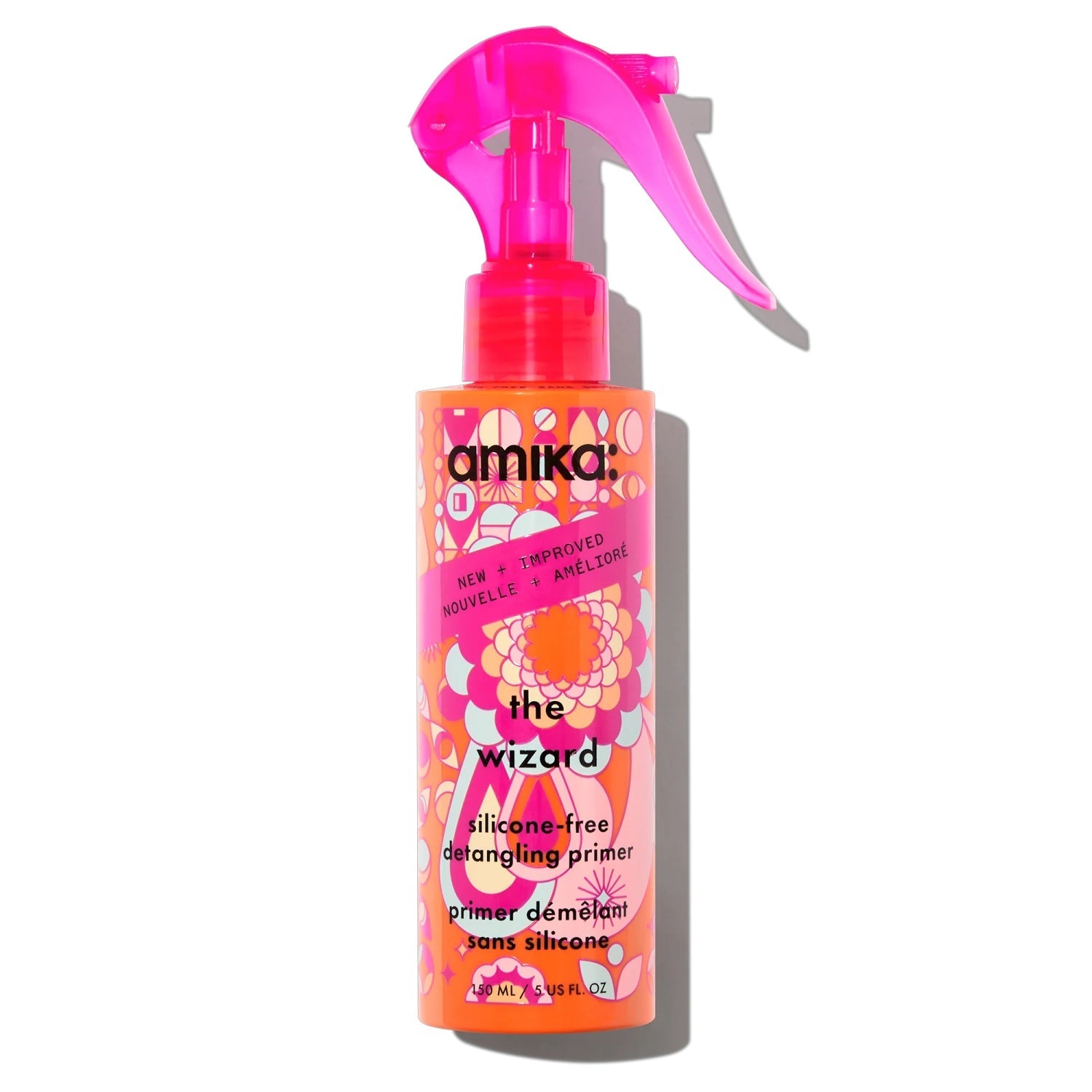 Amika The Wizard Silicone-Free Detangling Primer 5 Oz Nava Beauty
