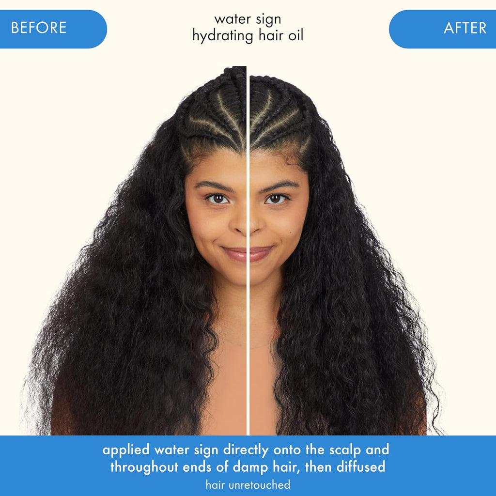 Amika Water Sign Hydrating Hair Oil with Hyaluronic Acid 1.7 Oz Nava Beauty