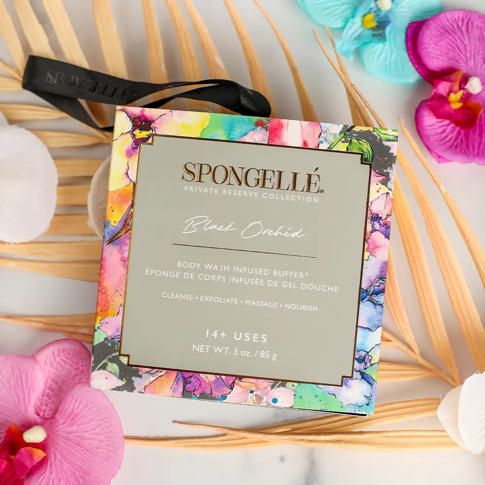 Black Orchid | Boxed Flower Spongellé