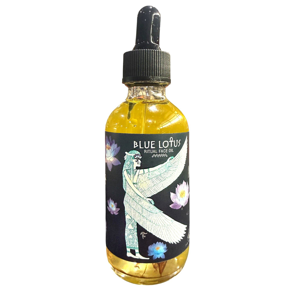 Blue Lotus Ritual Face Oil | Sacred Egyptian Elixir for Glow & Spiritual Awakening 🩵🌿 Spirit Nest