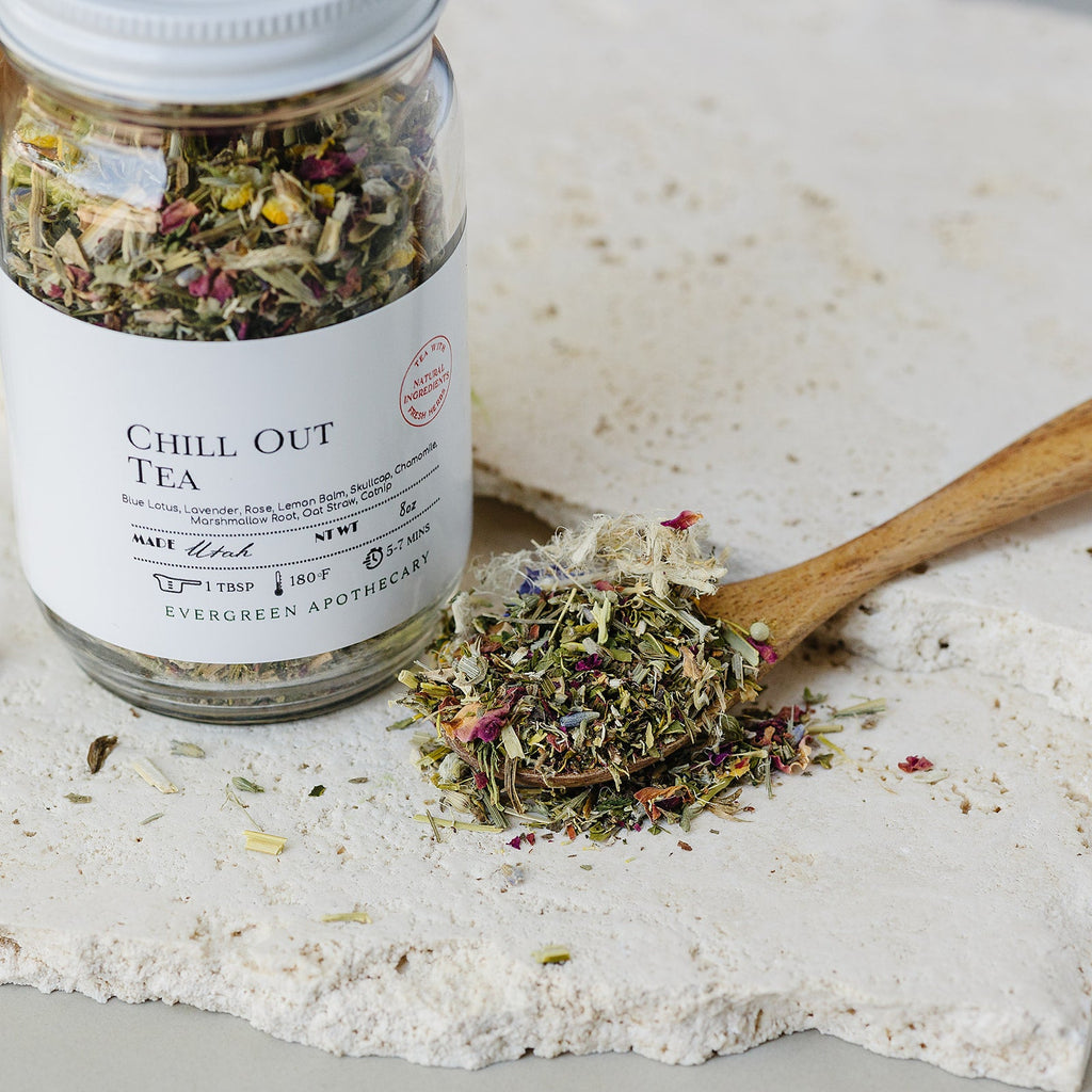 Chill Out Tea - with Blue Lotus Evergreen Apothecary