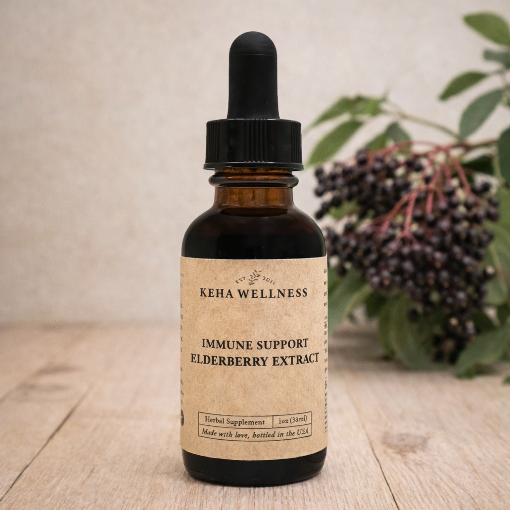 Immune Support — Elderberry Tincture | Organic Herbal Immune Extract Keha Wellness