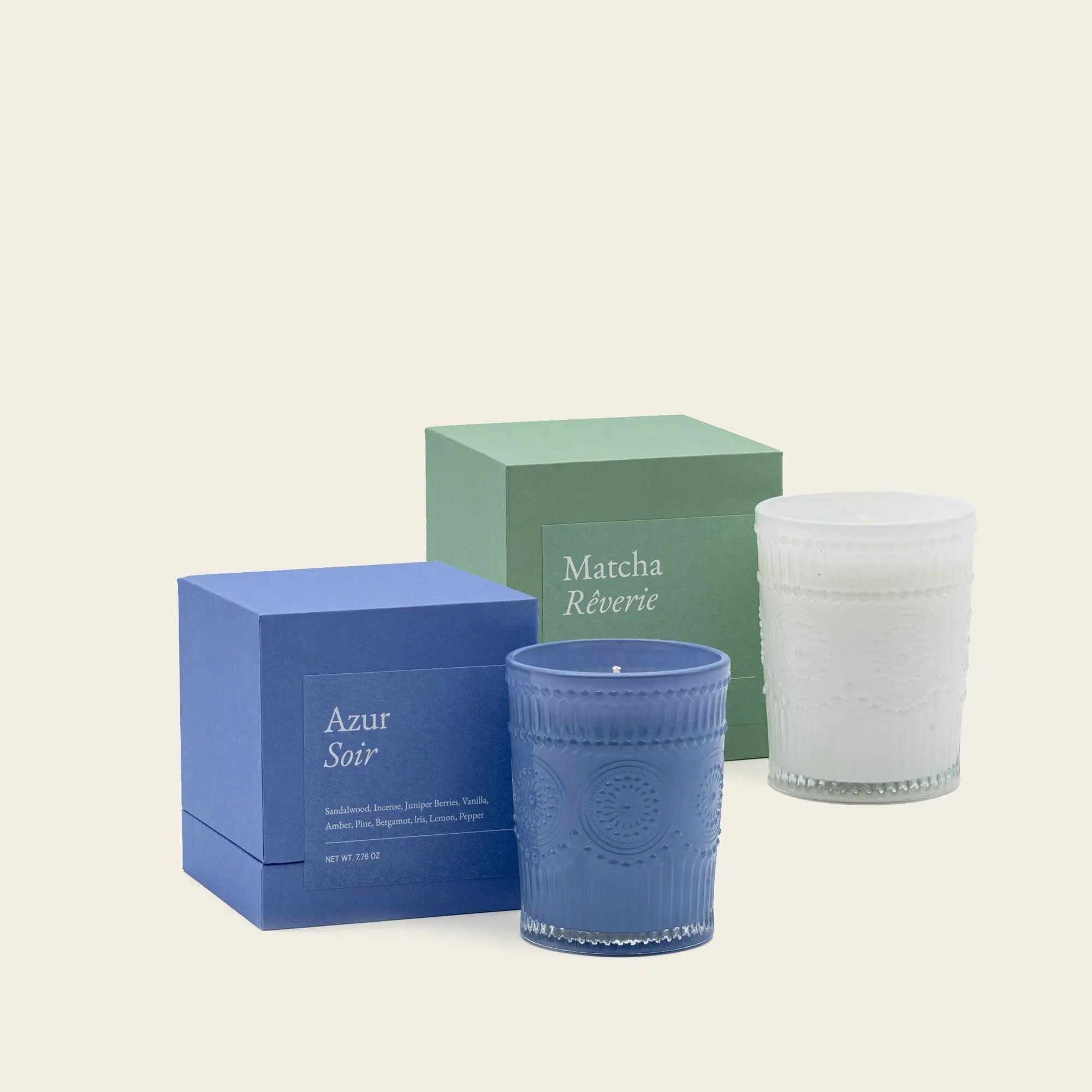 Noir Swiss Scented Glass Candle Italic