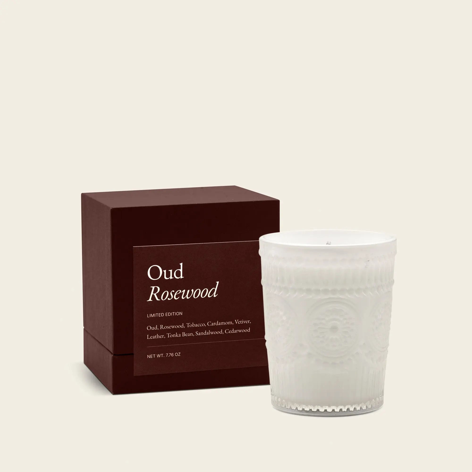 Noir Swiss Scented Glass Candle Italic