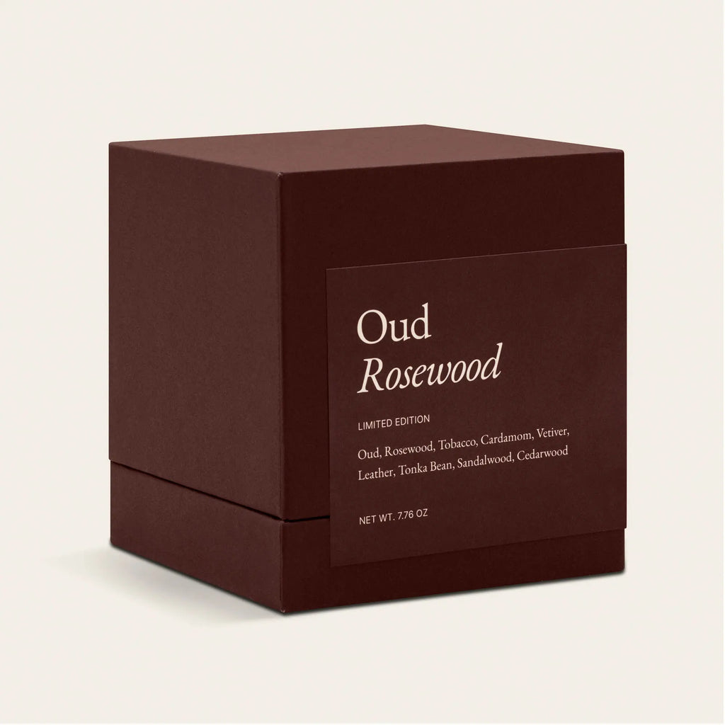 Noir Swiss Scented Glass Candle Italic