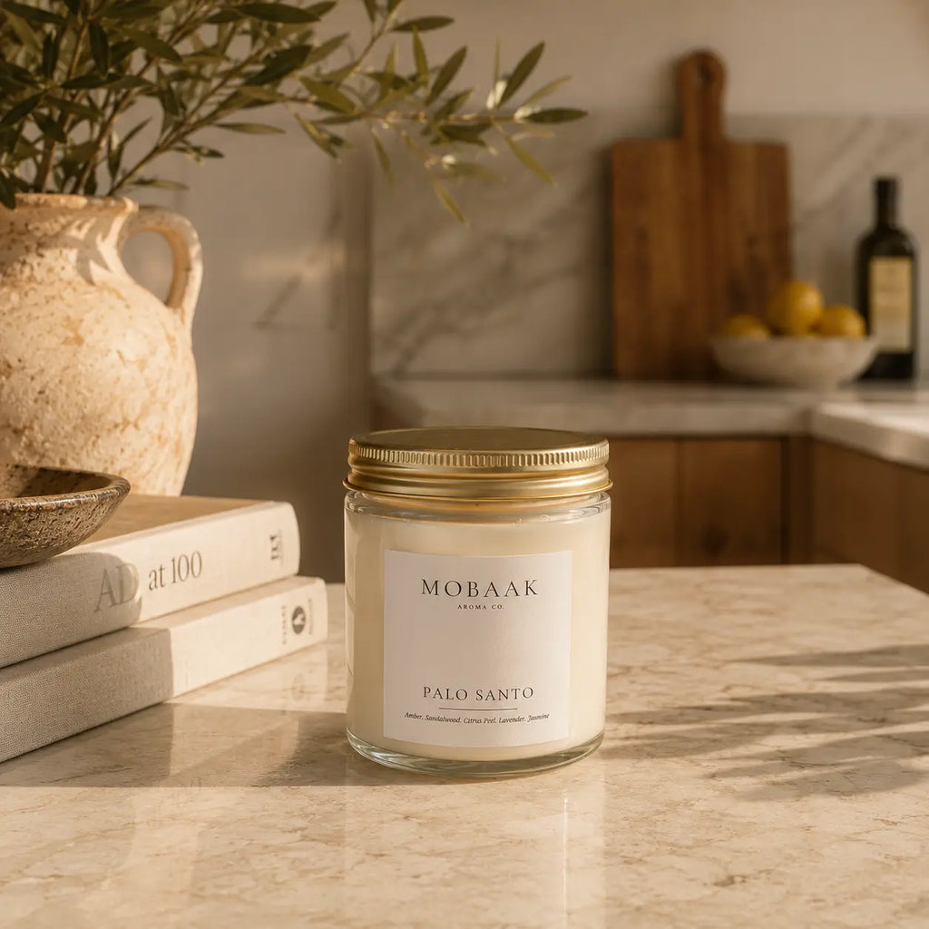 Palo Santo Candle Mobaak Aromatherapy Shoppe