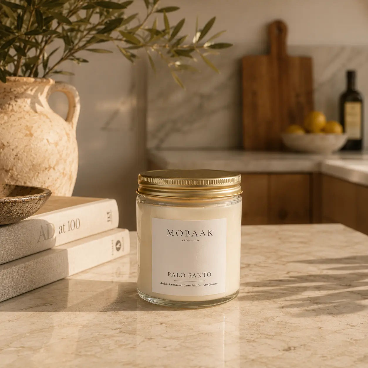 Palo Santo Candle Mobaak Aromatherapy Shoppe