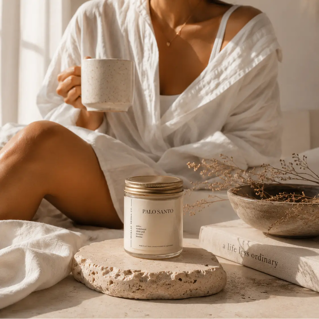 Palo Santo Candle Mobaak Aromatherapy Shoppe
