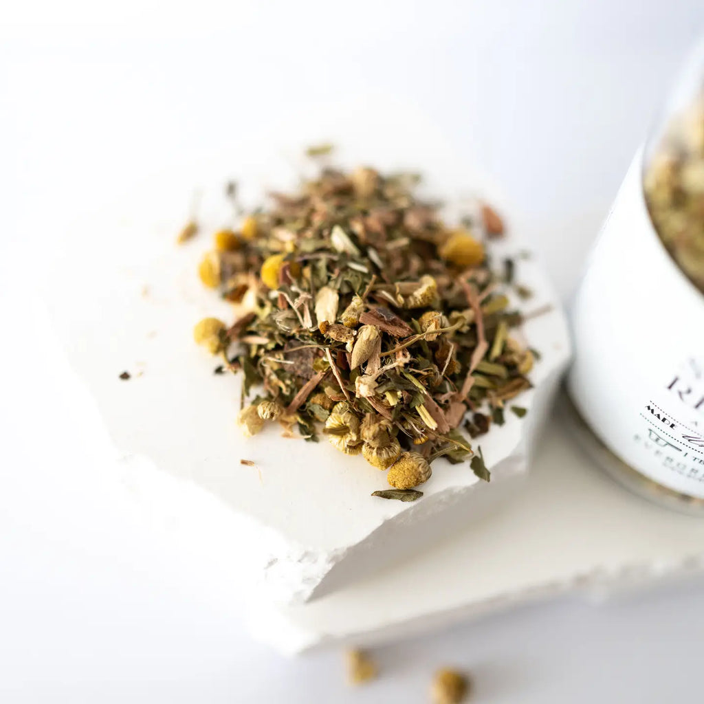 Soothe & Restore Tea, For the Achy Body Evergreen Apothecary