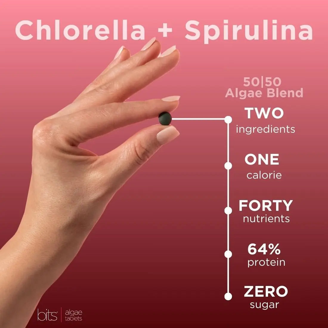 VITALITYbits® Spirulina/Chlorella | Large Bag ENERGYbits