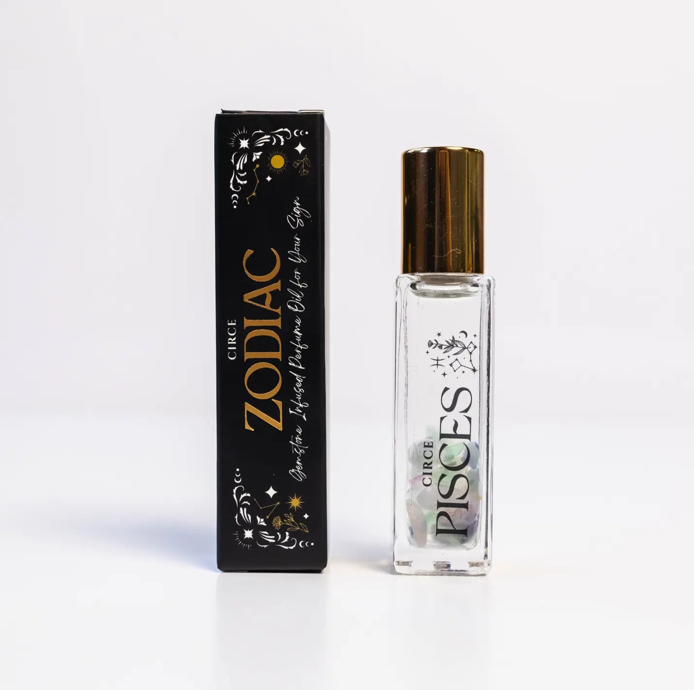 Zodiac Perfume Oil Set – 12 Gemstone‑Infused Zodiac Scents Circe Boutique